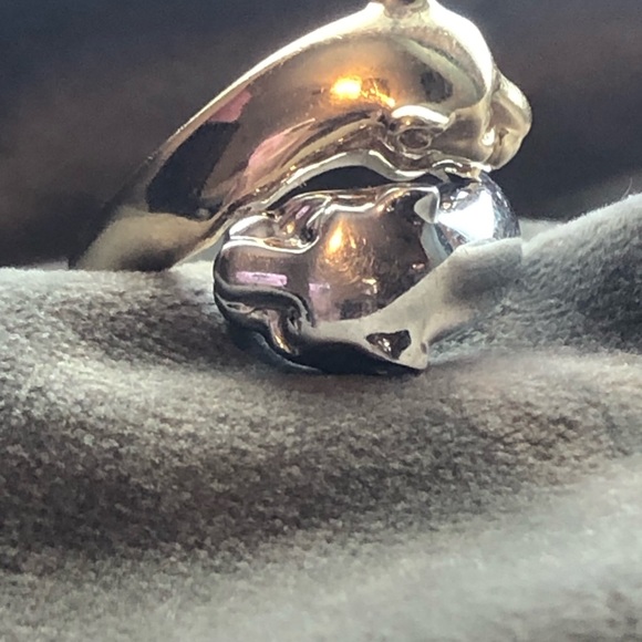 14k double panther ring - Picture 2 of 15